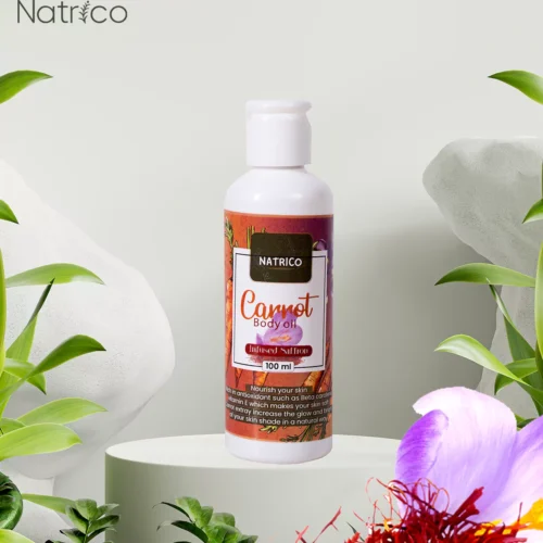 Natrico Carrot extract Body Oil With Saffron